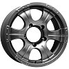 K&K Байконур Джип-рейд 8x16 5x139,7 ET-15 dia 110,5 дарк платинум