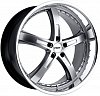 TSW Jarama 8x18 5x112 ET45 dia 72 hyper silver mirror cut lip США