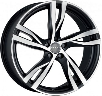 MAK Stockholm 8x18 5x112 ET39 dia 66,6 ice black MAK Stockholm 8x18 5x112 ET39 dia 66,6 ice black