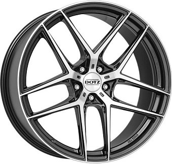 Dotz LagunaSeca dark 8x19 5x114,3 ET45 dia 71,6 anthracite polished