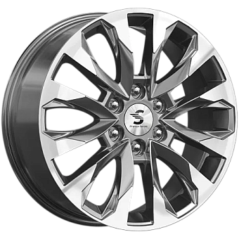K&K Premium Series КР007 (20_Pajero Sport) 8x20 6x139,7 ET38 dia 67,1 diamond gloss graphite