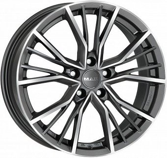 MAK Union 9,5x21 5x112 ET25 dia 66,45 gunmetal mirror face