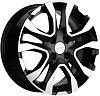 Khomen Wheels KHW1503 (Lada Granta) 6x15 4x98 ET36 dia 58,5 black-FP