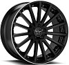 Avarus AV6 9,5x19 5x114,3 ET45 dia 72,2 black w/machined lip