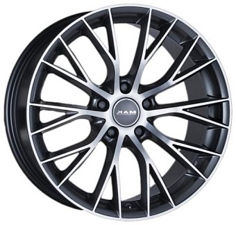 MAK Munchen 8,5x20 5x120 ET38 dia 72,6 gun metallic mirror