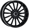 MAK Komet 8x19 5x112 ET33 dia 66,6 gloss black mirror ring