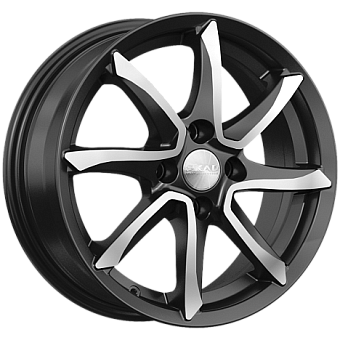 Скад Осака 6x15 4x100 ET37 dia 60,1 алмаз бархат новый Скад Осака 6x15 4x100 ET37 dia 60,1 алмаз бархат новый