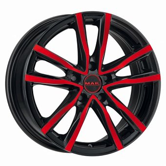 MAK Milano 6,5x16 5x112 ET45 dia 76 black and red