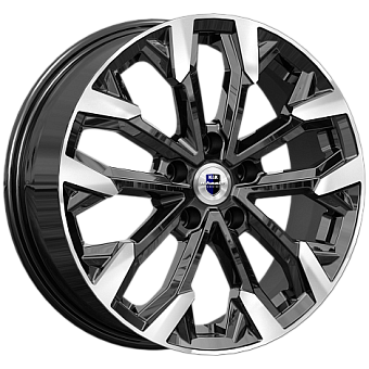 K&K Морейн 6,5x17 5x100 ET38 dia 57,1 алмаз черный