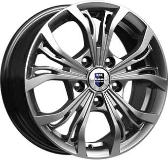 K&K Аламида 7x17 5x100 ET38 dia 67,1 дарк платинум