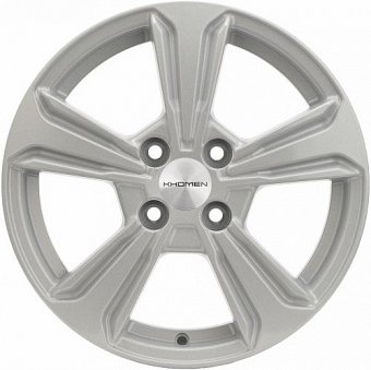 Khomen Wheels KHW1502 (Solano) 6x15 4x100 ET45 dia 54,1 F-silver Россия