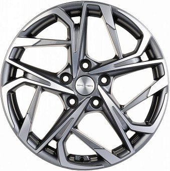Khomen Wheels KHW1716 (i40) 7x17 5x114,3 ET45 dia 67,1 gray-FP Россия