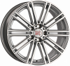 1000 Miglia MM1005 8,5x19 5x114,3 ET42 dia 67,1 matt silver polished