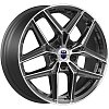 K&K Юнион 7x17 5x114,3 ET45 dia 66,1 алмаз черный Россия