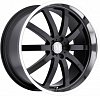 Mandrus Wilhelm 9,5x19 5x112 ET53 dia 66,6 gloss black mirror cut lip США