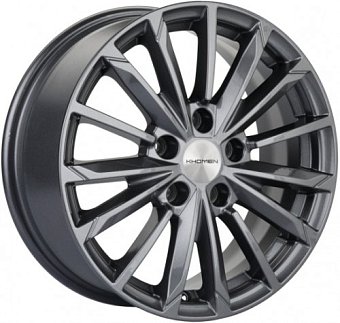 Khomen Wheels KHW1611 (Toyota/Suzuki) 6,5x16 5x114,3 ET45 dia 60,1 gray Khomen Wheels KHW1611 (Toyota/Suzuki) 6,5x16 5x114,3 ET45 dia 60,1 gray