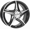 Enzo 101 dark 7x16 5x112 ET35 dia 70,1 black polished