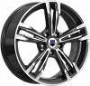 K&K Karrera Light 7x18 5x114,3 ET37 dia 66,6 алмаз черный