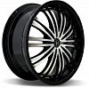 Harp Y-01 7,5x18 5x114,3 ET40 dia 72,6 glossy black - machIned face - glossy black lip