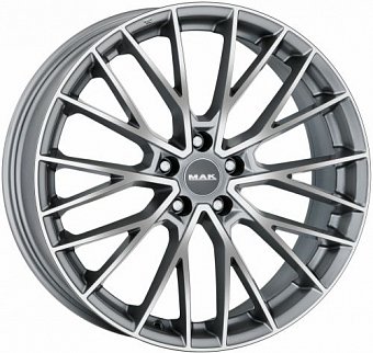 MAK Speciale 8,5x20 5x114,3 ET30 dia 76 graphite mirror face