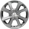 Khomen Wheels KHW1501 (Rio/Solaris) 6x15 4x100 ET48 dia 54,1 gray