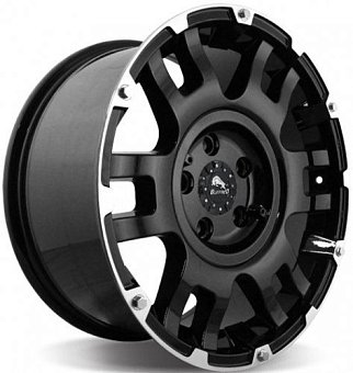 Buffalo BW-004 9x20 6x139,7 ET18 dia 106,1 gloss black machined face