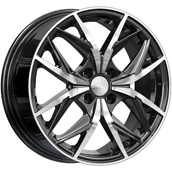 Скад Асти 6,5x16 4x100 ET40 dia 67,1 алмаз черный Россия