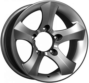 K&K Айсберг 8x16 5x139,7 ET-10 dia 110,1 дарк платинум Россия