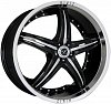 Zinik Z27 Sofin 8,5x20 5x110 ET42 dia 73 black w/machined lip