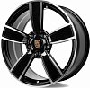 CMST FG400 11x21 5x130 ET58 dia 71.6 черный + полированные спицы