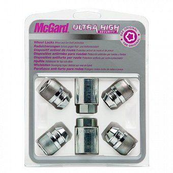 Комплект секреток McGard 34252 SL гайка M12x1,25 конус 60° хром (с защитным кольцом)