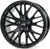 ATS Perfektion 9x20 5x114,3 ET40 dia 70,1 racing black horn polished
