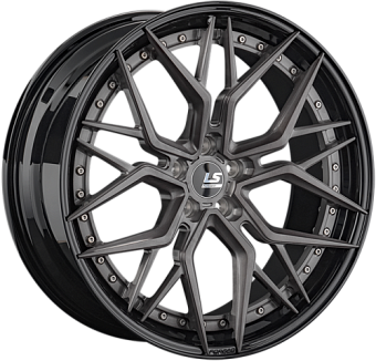LS Forged FG35 10,5x21 5x112 ET43 dia 66,6 ALBRSD-GM/BK