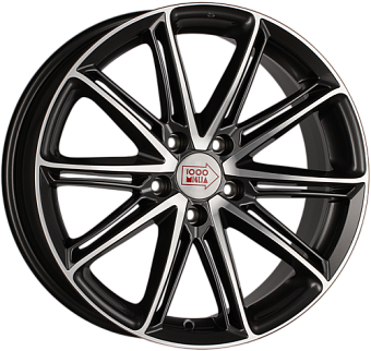 1000 Miglia MM1007 8,5x19 5x112 ET32 dia 66,6 dark anthracite polished 1000 Miglia MM1007 8,5x19 5x112 ET32 dia 66,6 dark anthracite polished