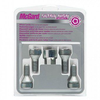 Комплект секреток McGard 27204 SL болт M12x1,5 конус 60° хром (с защитным кольцом)