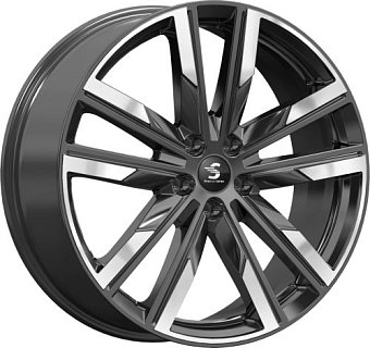 K&K Premium Series КР014 (20_Geely Tugella) 8x20 5x108 ET46 dia 63,35 diamond black gris
