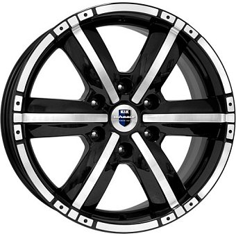 K&K Окинава 7,5x17 6x139,7 ET25 dia 106,1 алмаз черный Россия