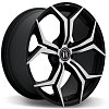satin black machined