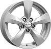 K&K КС700 6x15 5x100 ET38 dia 57,1 сильвер