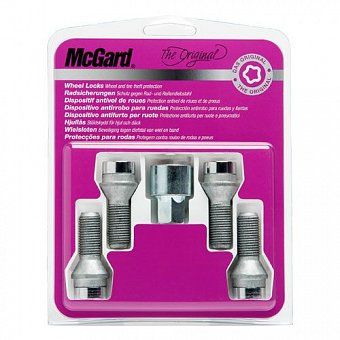 Комплект секреток McGard 27000 SU болт M14x1,5 конус 60° хром (без защитного кольца)