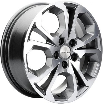Khomen Wheels KHW1711 (Chery/Exeed) 6,5x17 5x108 ET33 dia 60,1 gray