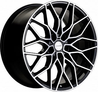 Khomen Wheels KHW1902 (3/4/5/6 Front) 8,5x19 5x112 ET30 dia 66,6 black-FP Россия