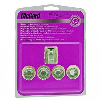 Комплект секреток McGard 24014 SU гайка 9/16-18 конус 60° хром (без защитного кольца)