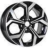 KDW KD1639 (16_Ceed CD) 6,5x16 5x114,3 ET50 dia 67,1 black front polished