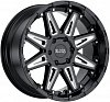 Black Rhino Rush 9,5x20 5x150 ET12 dia 110,5 gloss black w/milled spokes