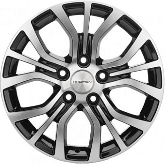 Khomen Wheels KHW1608 (Alphard) 6,5x16 5x114,3 ET38 dia 60,1 black-FP Khomen Wheels KHW1608 (Alphard) 6,5x16 5x114,3 ET38 dia 60,1 black-FP