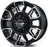 PDW Blackout 8x15 5x139.7 ET0 dia 108.1 M/TBS