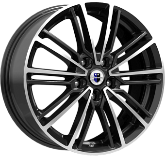 K&K Эрфурт 7x17 5x108 ET40 dia 67,1 алмаз черный Россия