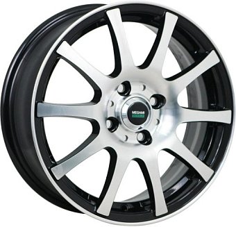 Megami MGM-2 6x15 5x100 ET38 dia 57,1 BKF Megami MGM-2 6x15 5x100 ET38 dia 57,1 BKF
