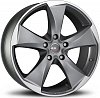 MAK Raptor 5 9,5x20 5x114,3 ET35 dia 76 graphite mirror face